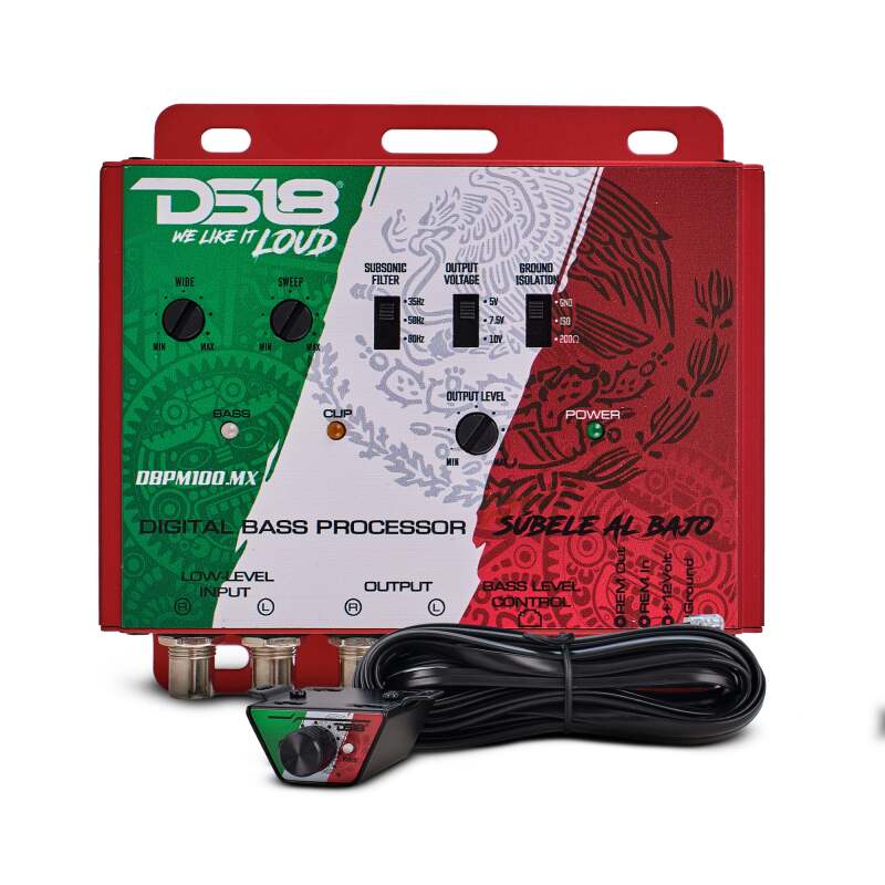 DS18 2-Channel Low Level Input and 2-Channel Output Digital Bass Processor Mexico Design