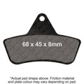 EBC 99-04 Arctic Cat ATV 250 2x4 Utility Front Left/Right FA-SFA-X Brake Pads