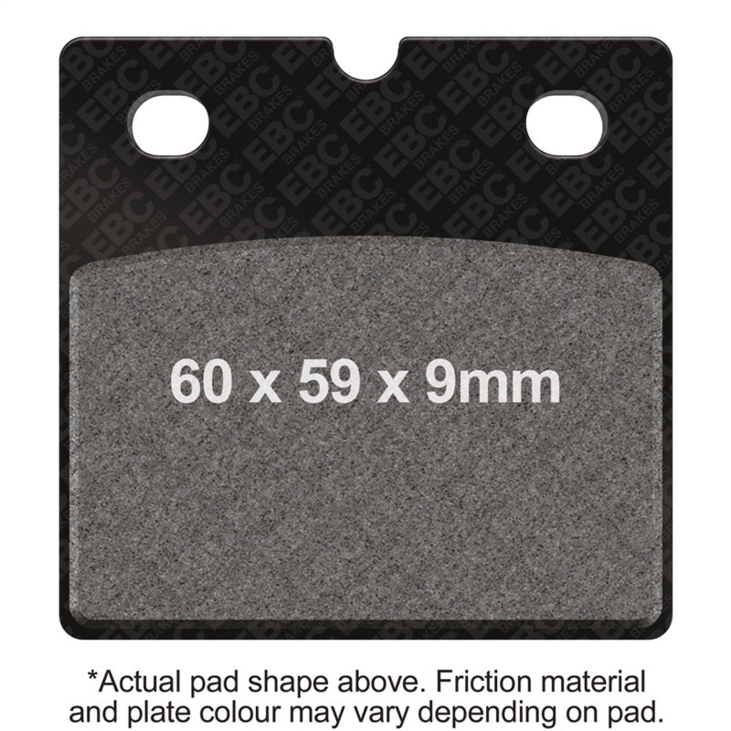 EBC 88-89 BMW R 65 Single Rotor Front Left FA-SFA-X Brake Pads