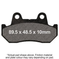 EBC 86-87 Honda CN 250 Helix Front Left/Right FA-SFA-X Brake Pads