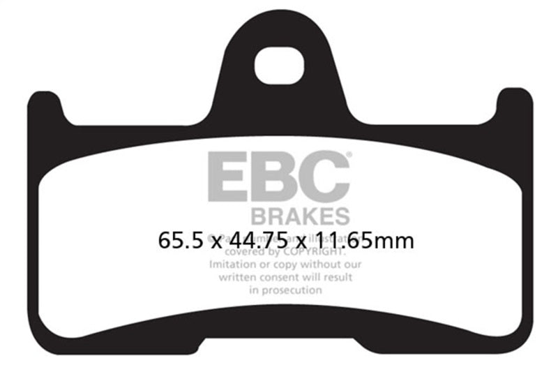 EBC 02-08 Yamaha YFM 660 Grizzly Hunter Edition Rear Left FA-SFA-TT-X Brake Pads