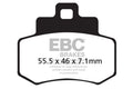 EBC 05-10 KYMCO Street Grandvista 250 Front Left Sintered HH Brake Pads