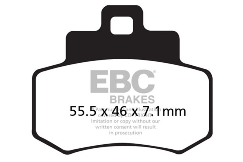 EBC 05-10 KYMCO Street Grandvista 250 Front Left Sintered HH Brake Pads