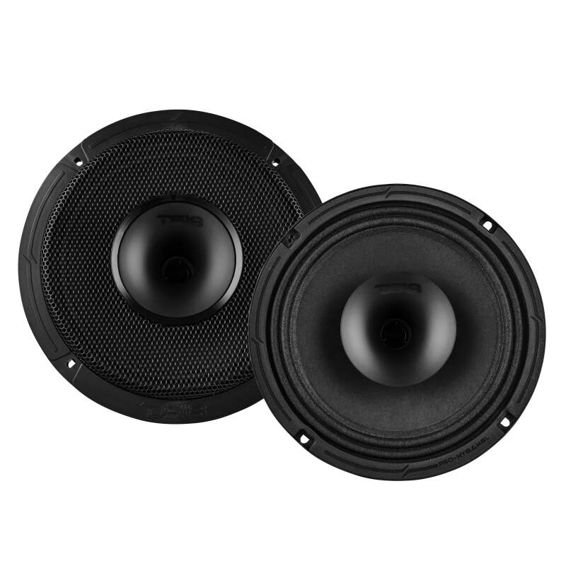 DS18 8in 200 Watts RMS 4 ohm Mid-Range Loudspeaker Shallow Grill Included