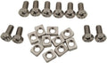 Yuasa 12mm Large Stainless Steel Hex Bolt for GYZ20H/HL/GYZ32HL - 5 Pack