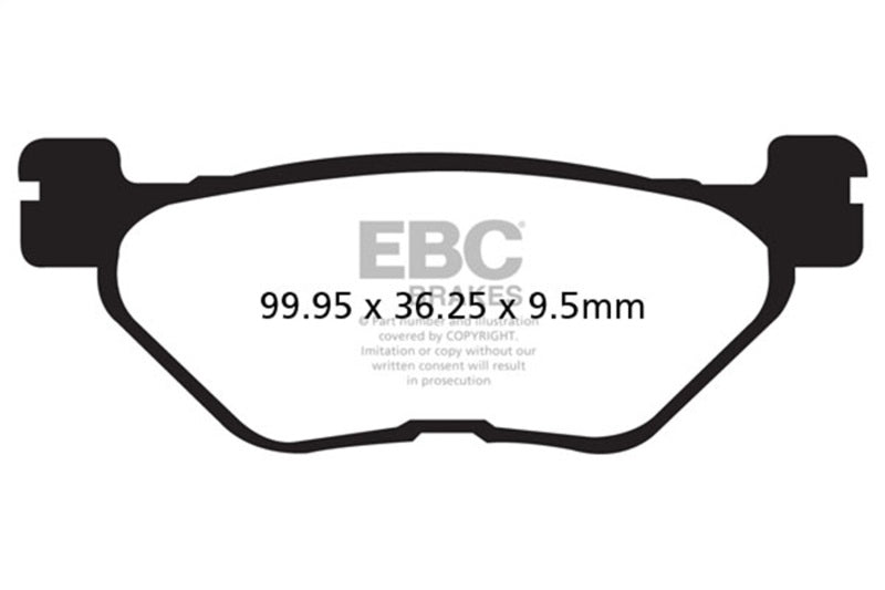 EBC 12-19 Yamaha XT 1200 Z Super Tenere Rear Left/Right Sintered R/HH Brake Pads