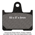 EBC 14-22 Harley-Davidson Sportster XL 883 L Superlow Rear Right FA Brake Pads (41300053)