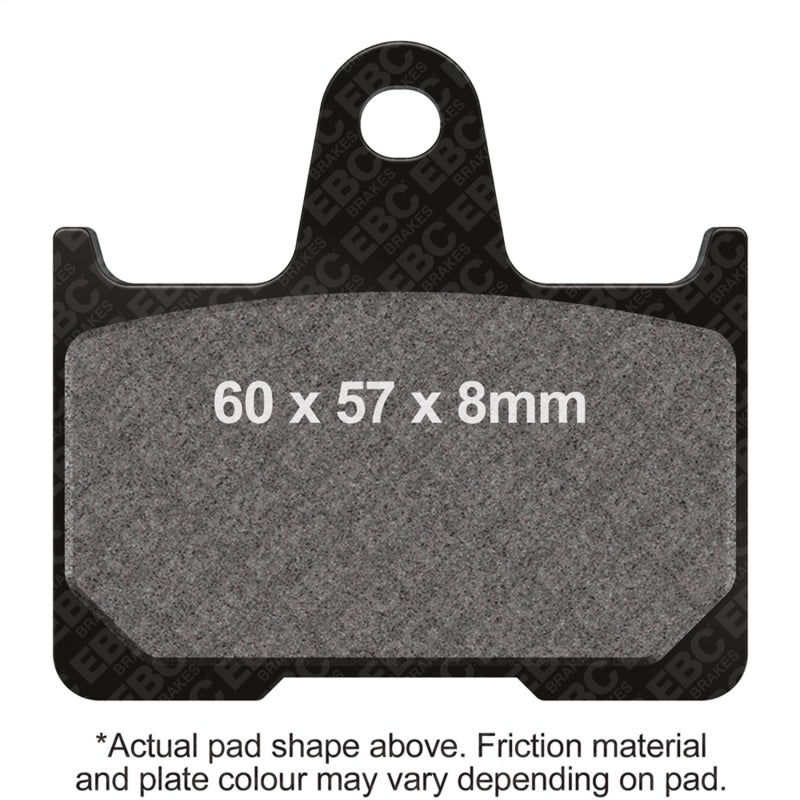 EBC 14-22 Harley-Davidson Sportster XL 883 L Superlow w/Cast Wheel Rear Right HH Sintered Brake Pads