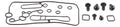 All Balls Racing 06-14 Honda TRX450ER Carburetor Mid Body/Jet Block Gasket Kit