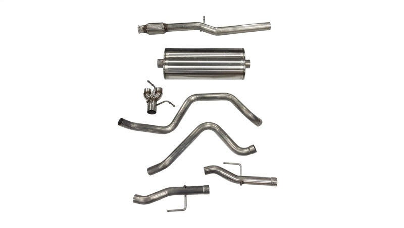 Corsa 19-23 Chevy Silverado /GMC Sierra 6.2L Crew Cab Stnd Bed (157in) Cat-Back Dual Rear No Tip