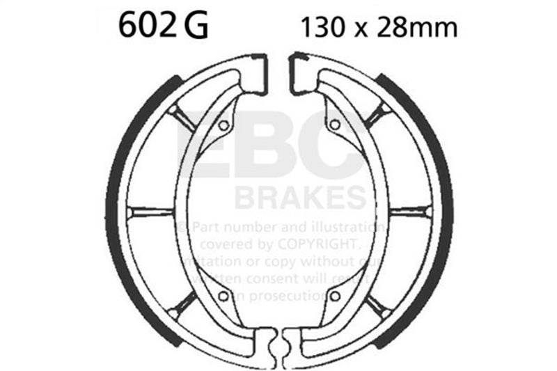 EBC 1970 Suzuki TC 90 Blazer Front Left Sintered HH/R Brake Pads