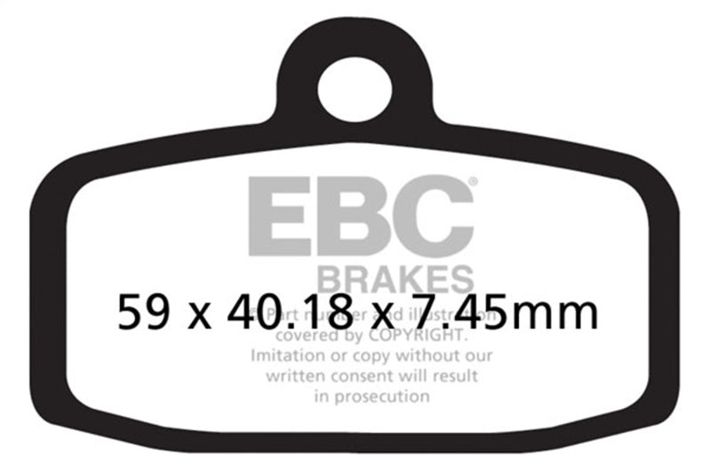 EBC 14-20 Husqvarna TC 85 (SW 17/14 2T) Front Left FA-SFA-X Brake Pads