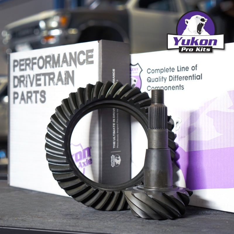 Yukon Gear 9.5in GM 4.56 Rear Ring & Pinion Install Kit Axle Bearings and Seals
