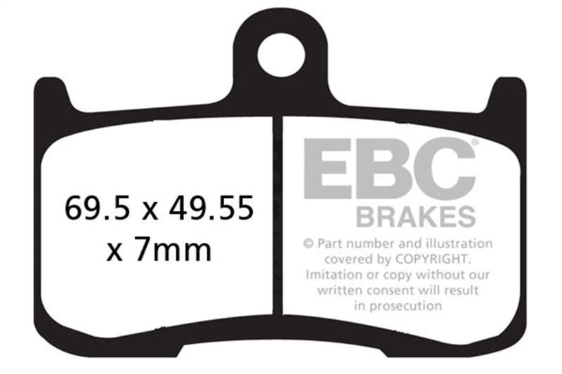 EBC 2017 Kawasaki Z 900 ZR 900 Front Left/Right Sintered HH Brake Pads