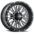ITP Momentum 14x7 / 4x137 BP / 30mm Offset Black w/ Milled Accents Wheel