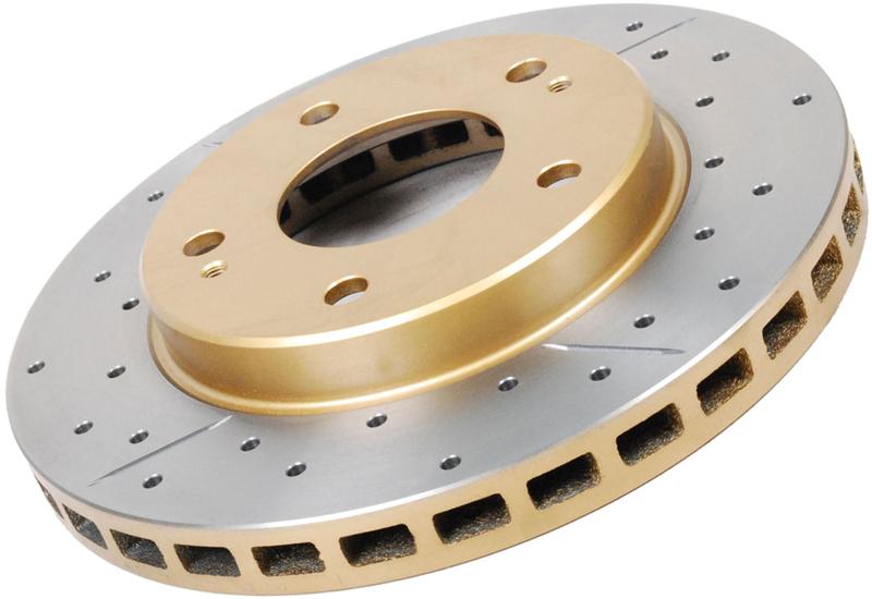 DBA 05-20 Toyota Tacoma (w/6 Lug Wheel & 4 Piston Clpr) Front Drilled & Slotted Street Series Rotor