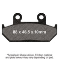 EBC 1990 Honda CB 125 TT Front Left/Right Sintered HH Brake Pads