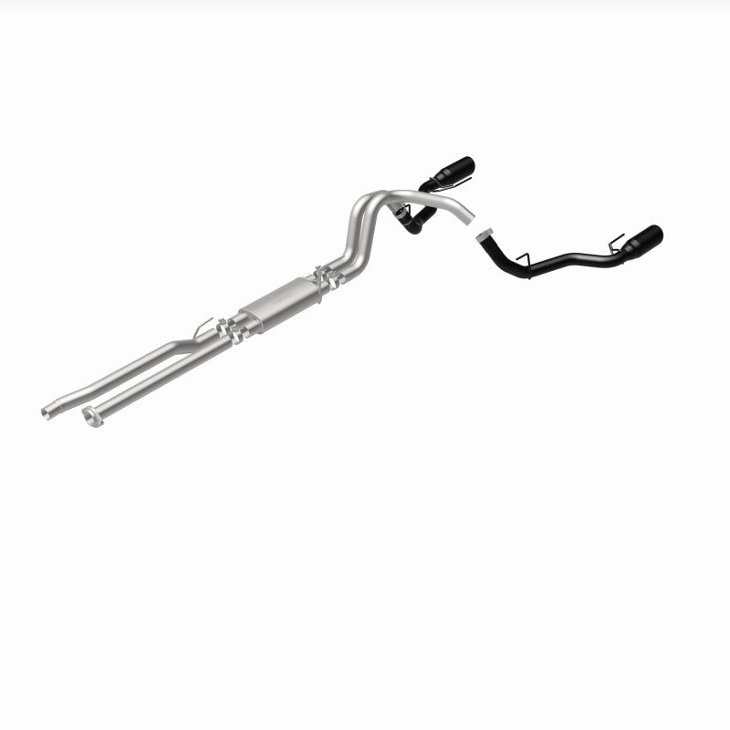 MagnaFlow SYS Cat-Back 2017 Ford F-150 Raptor 3.5L Dual Black Coated 3in Tips