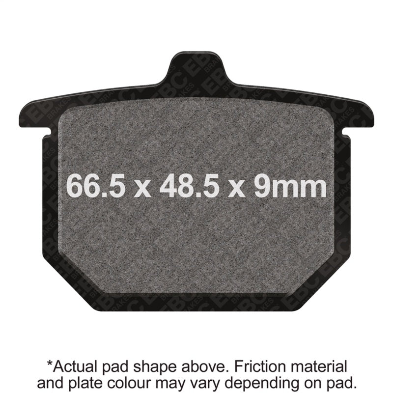 EBC 77-78 Honda CB 750 F Supersport Front Left/Right Semi-Sintered Vee Brake Pads