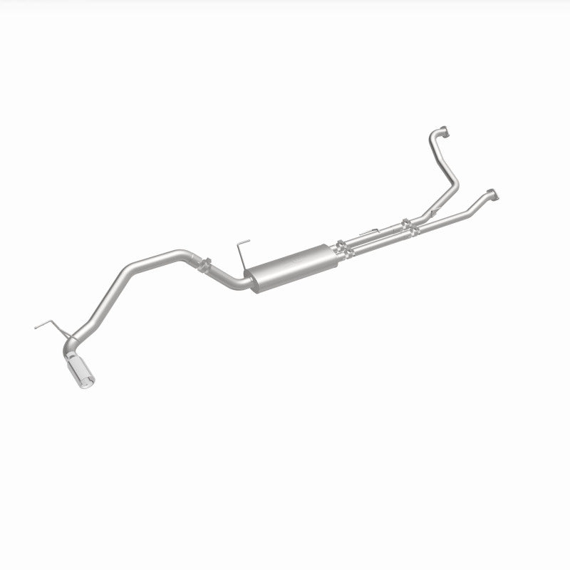 MagnaFlow CatBack 07-15 Nissan Titan V8 LGAS/LFLEX Single MF Polished Stainless Exhaust