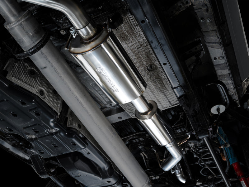 AWE Exhaust for 4th Gen Toyota Tacoma Dual Diamond Black Tips