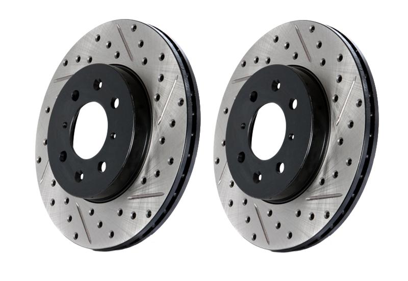 StopTech 07-08 Toyota FJ Cruiser / 05-08 Tacoma (6 lug) / 03-08 4 Runner (319mm disc) SportStop Slo
