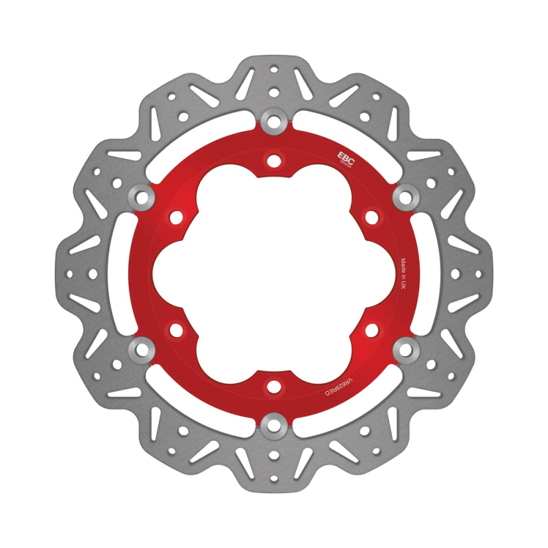 EBC 96-01 Triumph Hinckley Adventurer Front Left Vee Floating Red Rotor