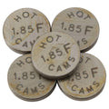 Hot Cams Shim Kits 1.850mm Thickness - 5 Pack