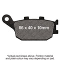 EBC 17-24 Kawasaki Ninja EX 650 w/ABS Rear Left Sintered HH Brake Pads