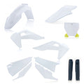 Acerbis 19-22 Husqvarna125-450 TC/ FX/ FC/ TX/ TX-i Full Plastic Kit - White Original 22