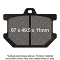 EBC 1979-81 Yamaha SR 500 Front Left/Right FA-SFA-X Brake Pads