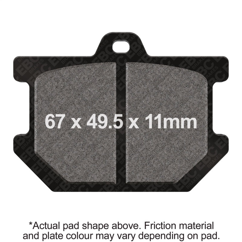 EBC 1979-81 Yamaha SR 500 Front Left/Right FA-SFA-X Brake Pads