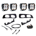 Baja Designs 2023+ Ford SD Squadron Sport 2.0 Dual Fog Pocket Kit Upfitter (Multi Patterns) - Clear