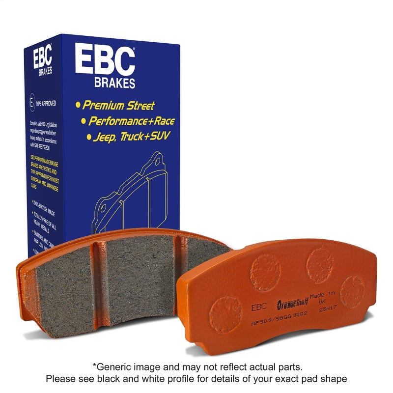 EBC 2016+ Nissan Titan 5.6L Extra Duty Rear Brake Pads