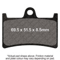 EBC 91-92 Yamaha FZR 400 RR Front Left/Right FA-SFA-X Brake Pads