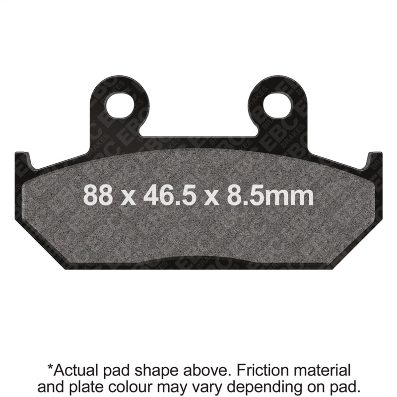 EBC 07-16 Suzuki AN 400 Burgman Rear Left FA-SFA-TT-X Brake Pads