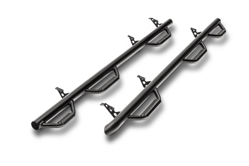 N-Fab Nerf Step 01-06 Chevy-GMC 1500/2500/3500 Crew Cab 8ft Bed - Tex. Black - Bed Access - 3in