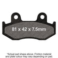 EBC 84-85 Honda CR 125 RE Front Left R Series Sintered Brake Pads