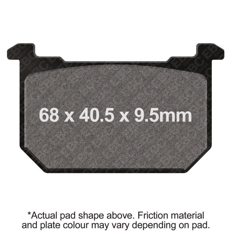 EBC 81-83 Kawasaki KZ 650 H CSR Front Left/Right Semi-Sintered Vee Brake Pads