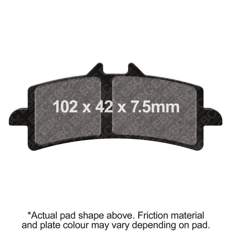 EBC 14-17 Honda CBR 1000 RR SP (w/Brembo Front Calipers) Front Left/Right Sintered HH Brake Pads