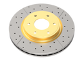 DBA 09-22 Dodge Ram 2500 RWD Rear Street Series Drilled & Slotted Rotor w/Gold Hat