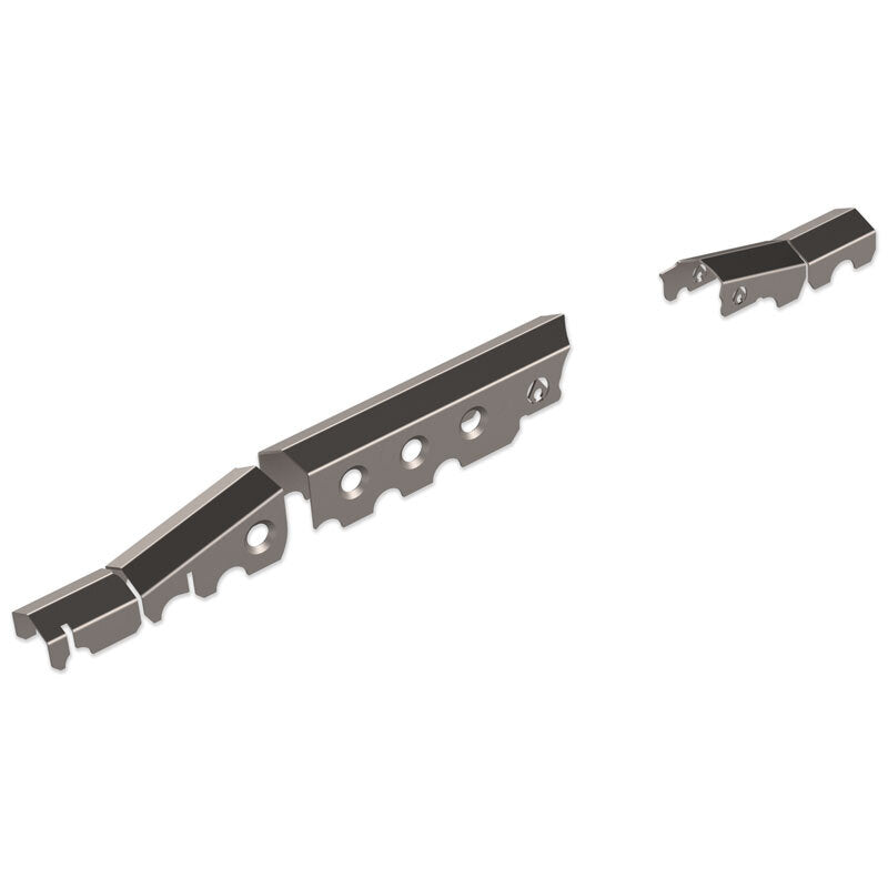 Artec Industries 07-18 Jeep Wrangler JK Apex Front Axle Armor Kit D30 - Stock Tracbar