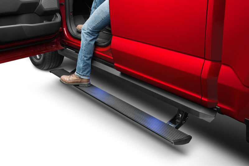 AMP Research 2009-2014 Ford F-150 SuperCrew PowerStep XL - Black