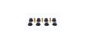 Fabtech Control Arm Bushing Kit - FTS4130-4-4/6