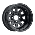 ITP Delta Steel 14x7 / 4x137 BP / 4+3 Offset Black Wheel