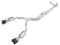 AWE 2021+ Chevy Suburban/GM Yukon XL 6.2L 0FG Edition Cat Back Exhaust - Quad Diamond Chrome Tips