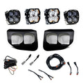 Baja Designs 20-22 Ford Super Duty Squadron 2.0 Pro/SAE Dual Fog Pocket Kit (Driving/Combo) - Clear