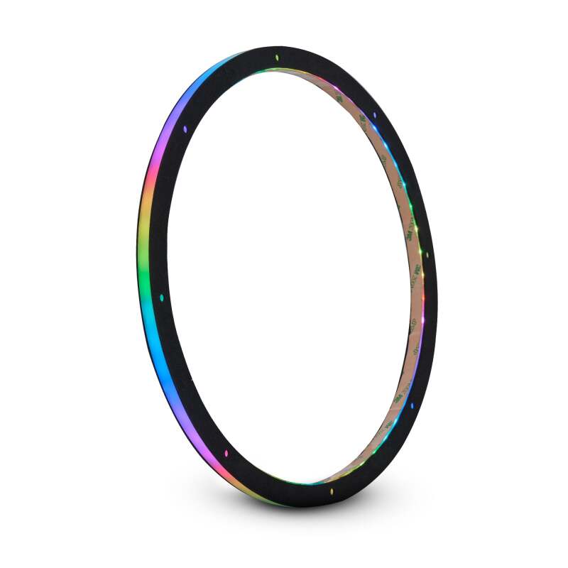 DS18 15in Digital LED Speaker Ring w/ Digital LED lights 1/2in Spacer Depth