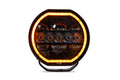 DV8 Offroad 7in Halo Elite Round Light w/ Accent Halo - White/Amber