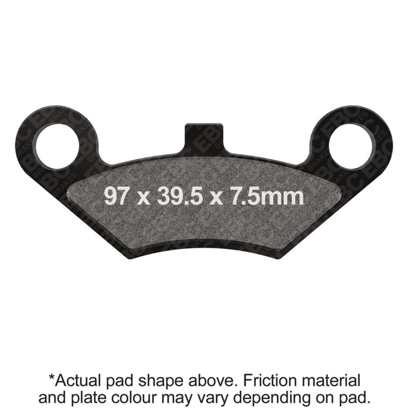EBC 14-21 CFMOTO CF 400 ATR-2L/2S Gen 1 Front Left/Right FA-SFA-X Brake Pads